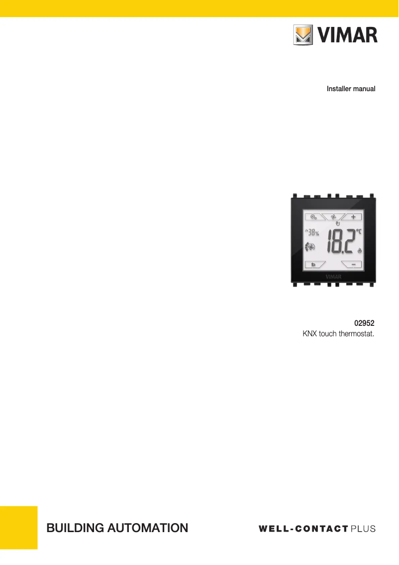 Página 1 del manual Manual de usuario Vimar 02952.B