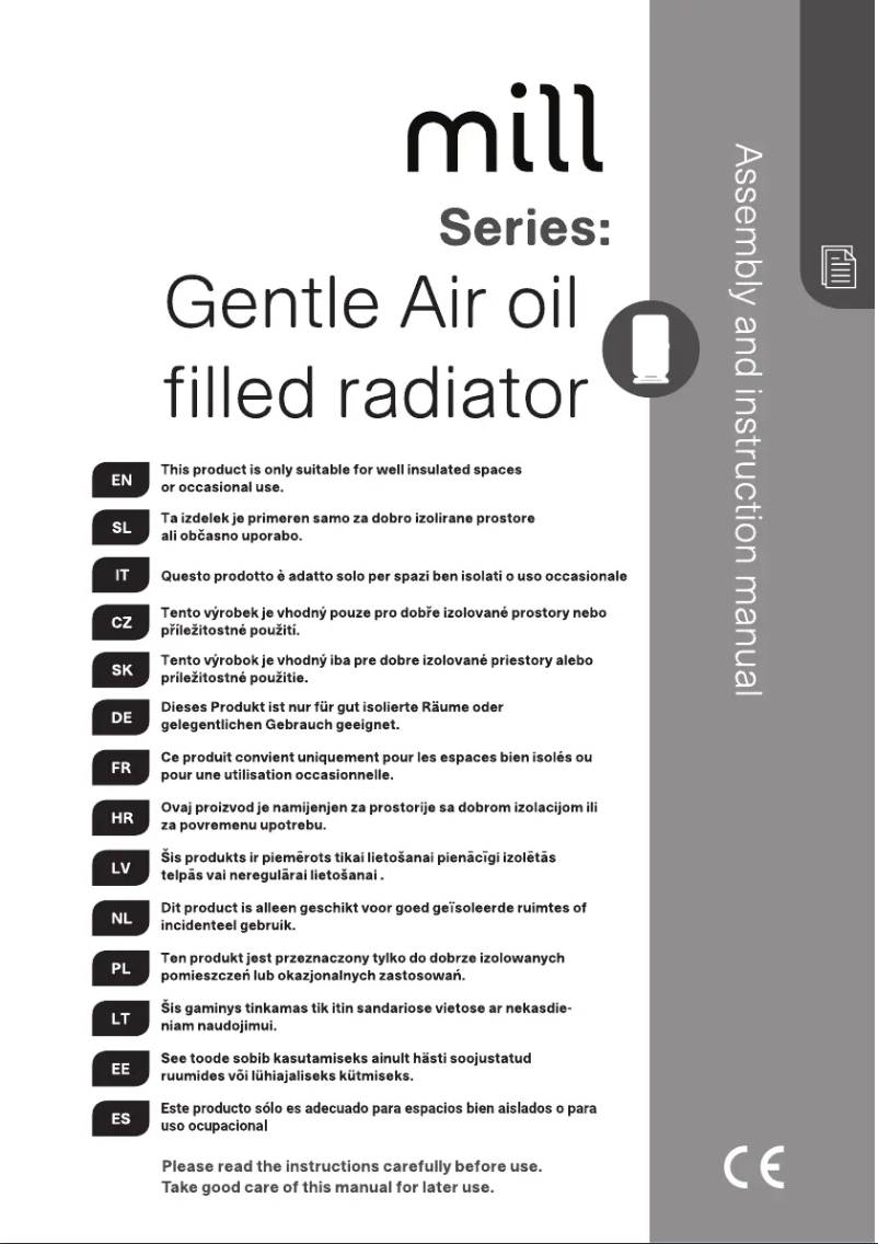 Página 1 del manual Manual de usuario Mill AB-H1000MEC