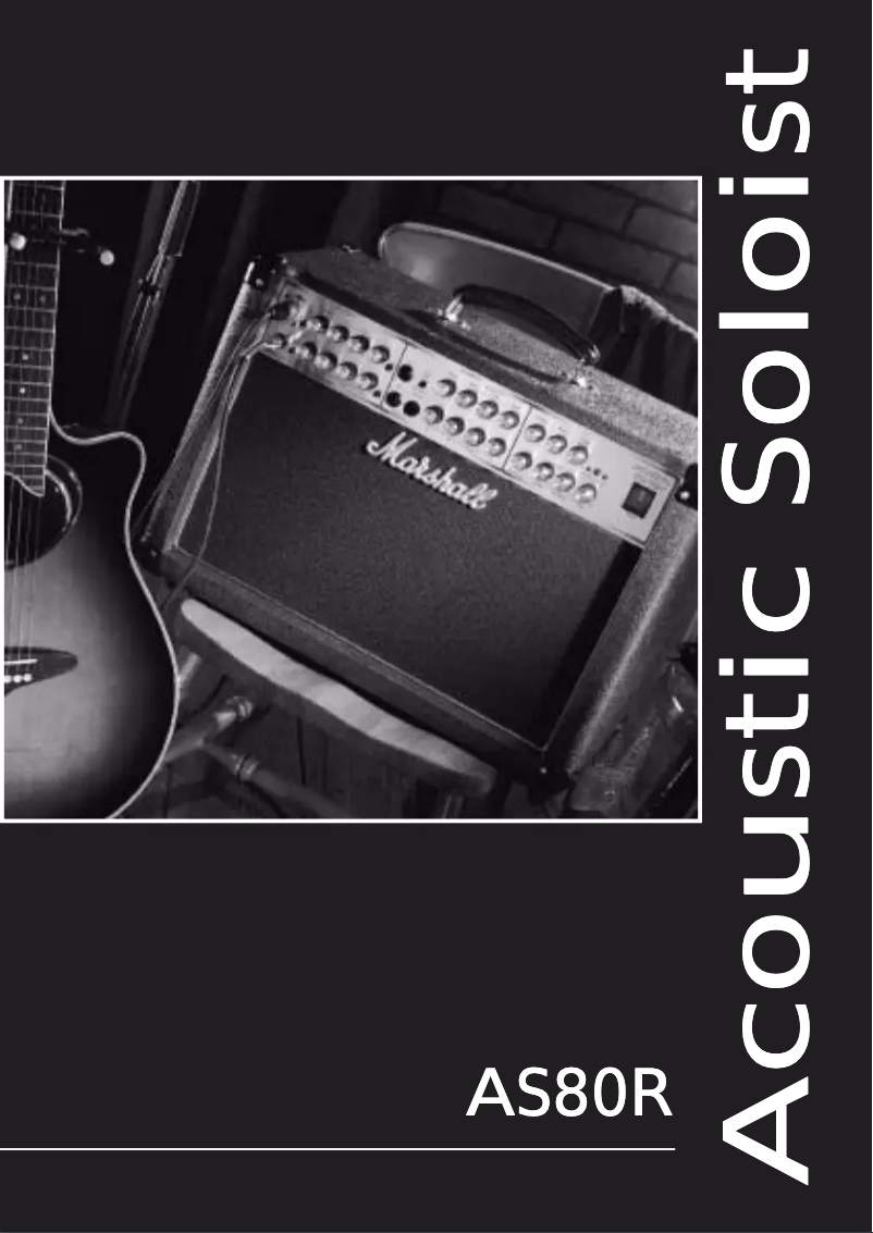 Imagen de la primera página del manual del dispositivo AS80R