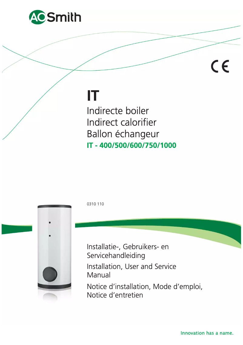 Imagen de la primera página del manual del dispositivo IT 400