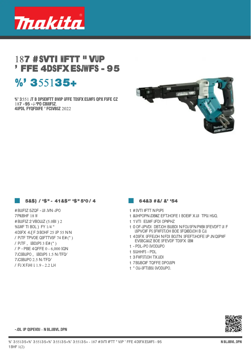 Imagen de la primera página del manual del dispositivo DFR551RTJ