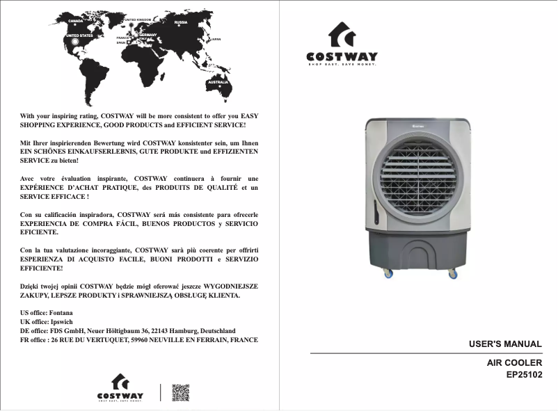 Imagen de la primera página del manual del dispositivo EP25102