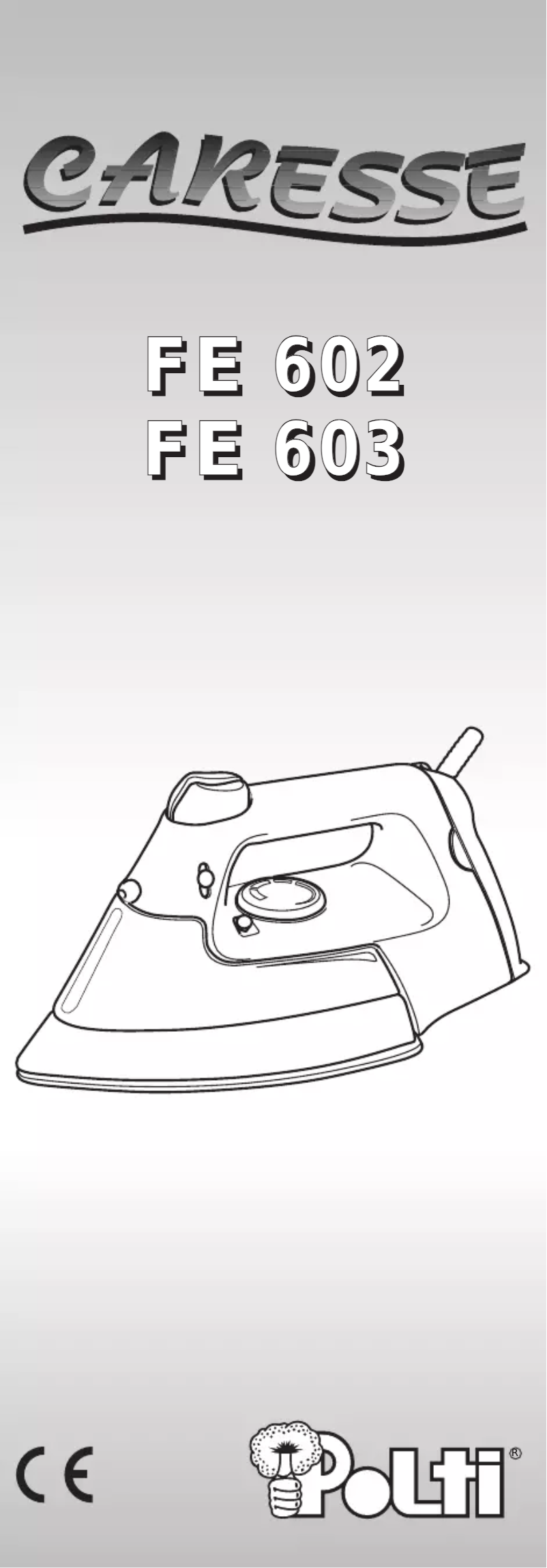 Imagen de la primera página del manual del dispositivo Caresse FE602