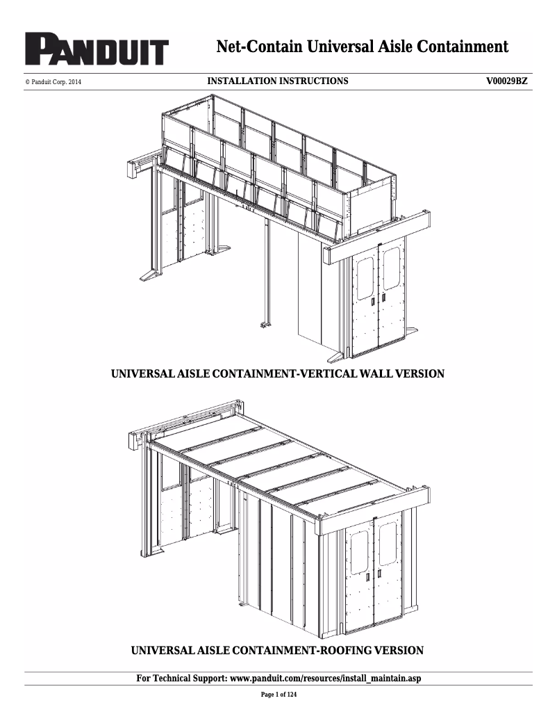 Página nº 1 - Manual de usuario Panduit Net-Contain