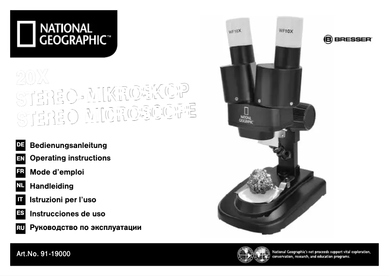 Imagen de la primera página del manual del dispositivo 91-19000