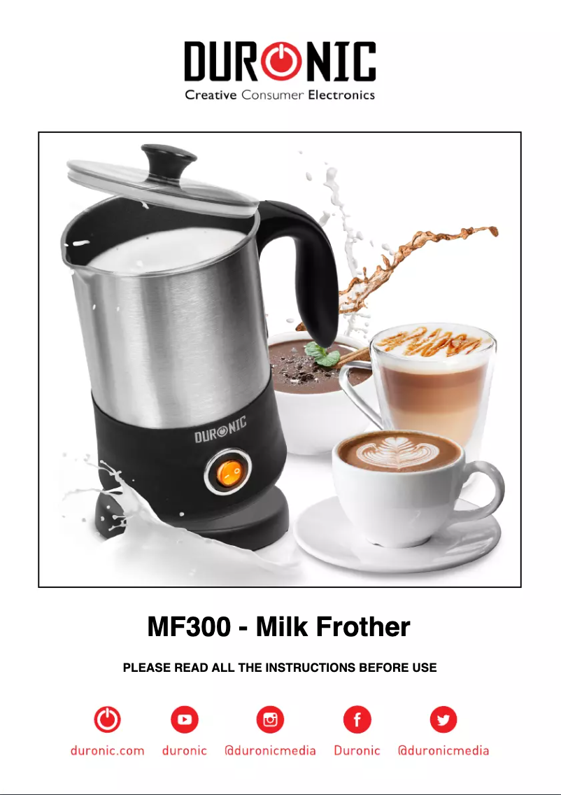 Imagen de la primera página del manual del dispositivo MF300