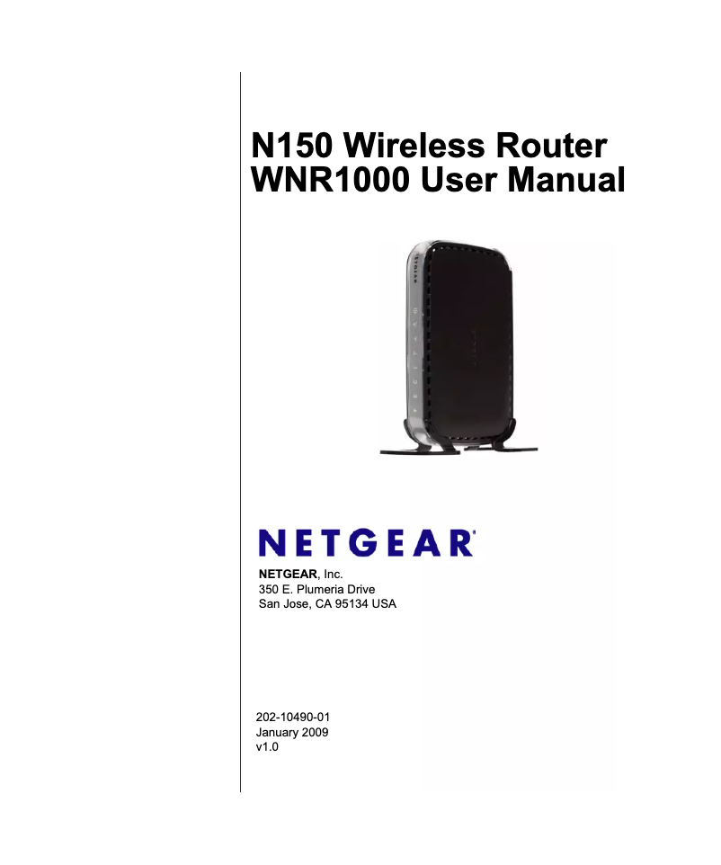 Página 1 del manual Manual de usuario Netgear WNR1000