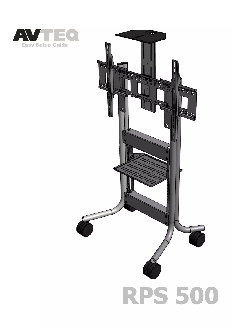 Imagen de la primera página del manual del dispositivo RPS 500