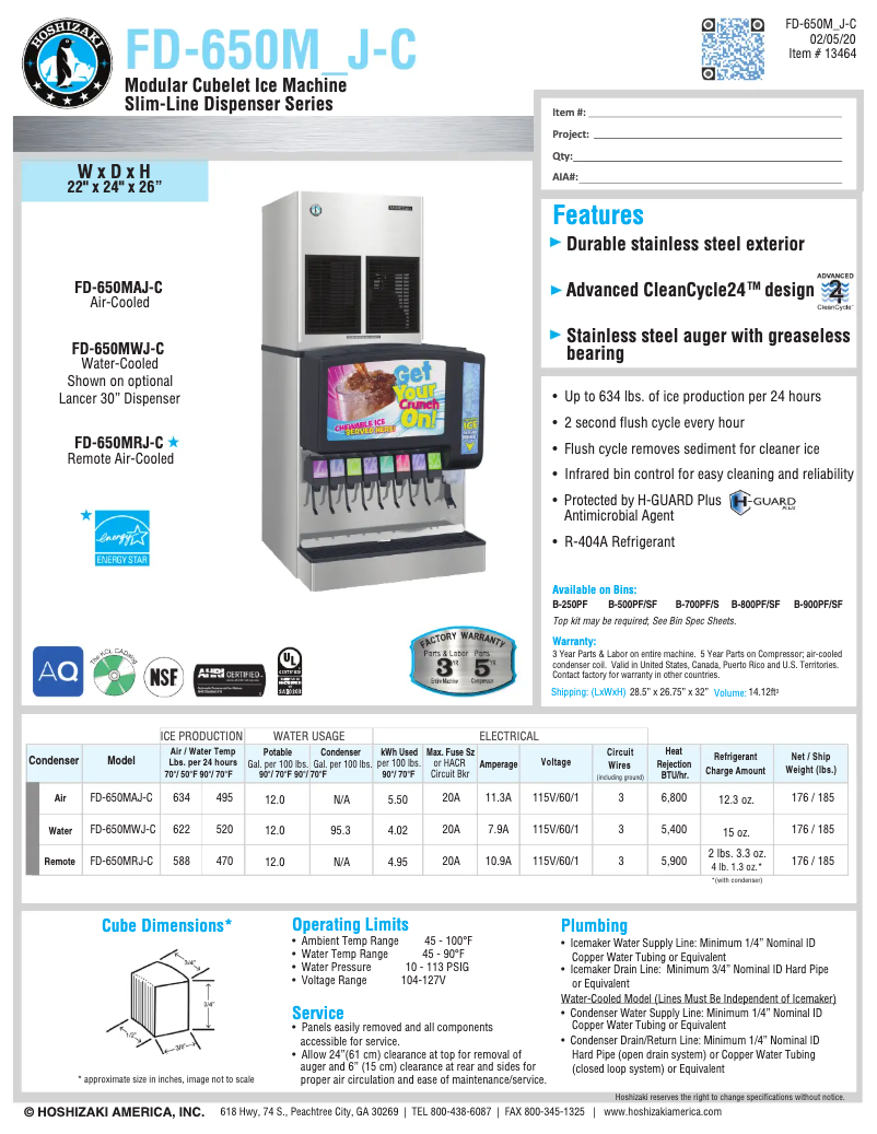 Imagen de la primera página del manual del dispositivo FD-650MAH-C