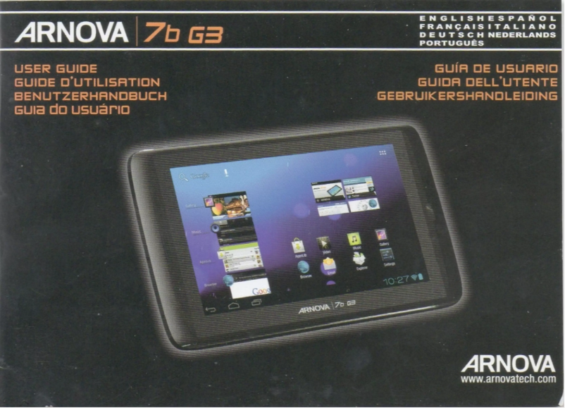 Página 1 del manual Manual de usuario Archos Arnova 7B G3