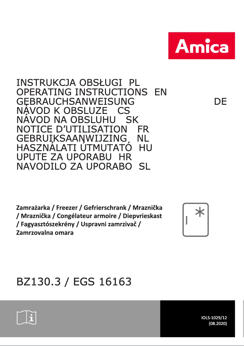 Página nº 1 - Manual de usuario Amica BZ138.4