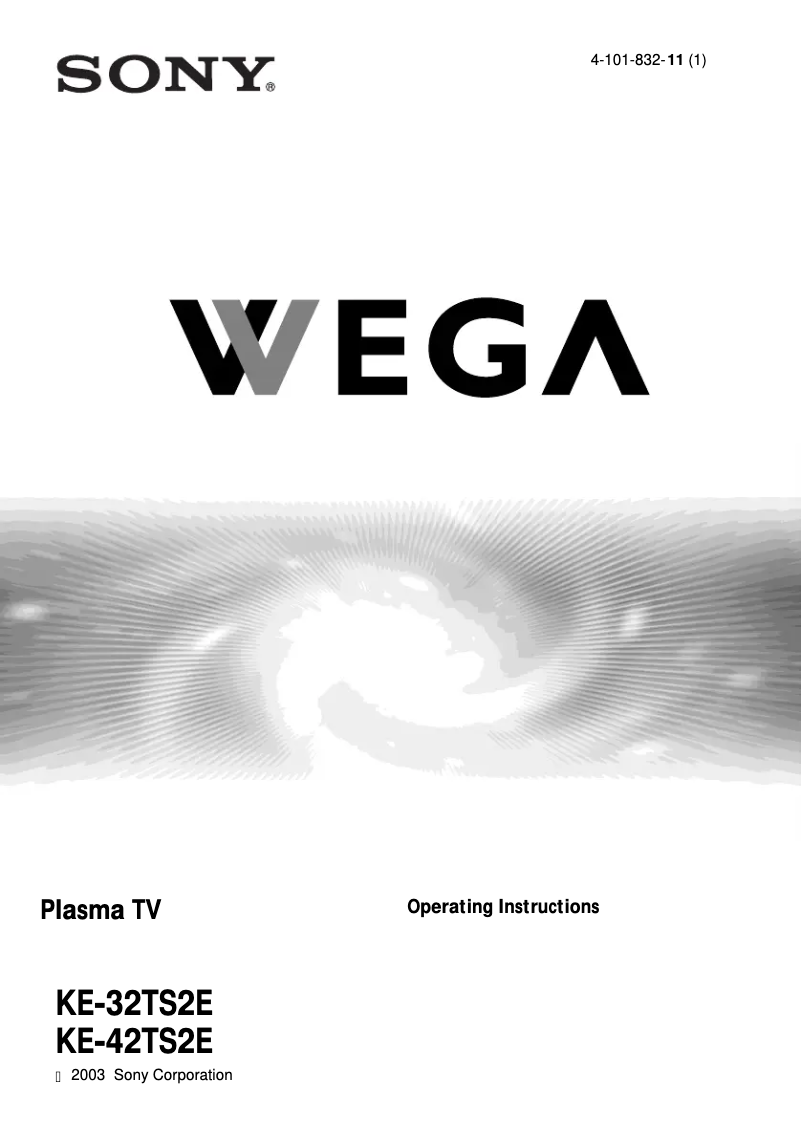 Imagen de la primera página del manual del dispositivo KE-32TS2E