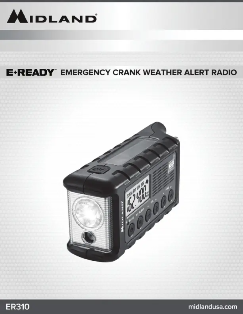 Página nº 1 - Manual de usuario Midland E+Ready ER310