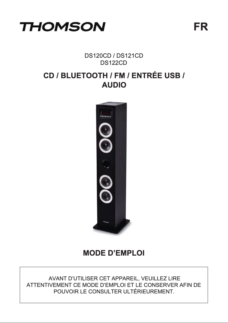 Imagen de la primera página del manual del dispositivo DS122CD