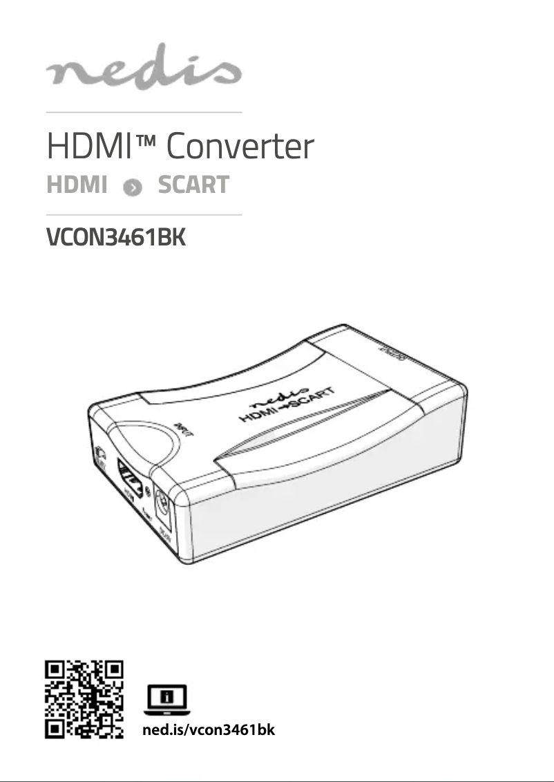 Imagen de la primera página del manual del dispositivo VCON3461BK