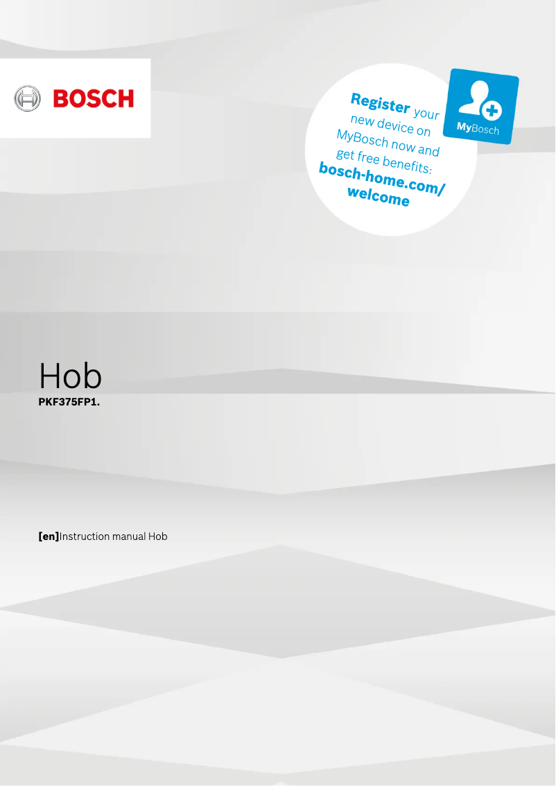 Página nº 1 - Manual de usuario Bosch PKF375FP1M