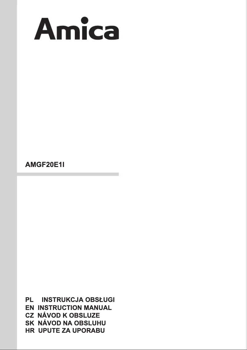 Imagen de la primera página del manual del dispositivo AMGF20E1I