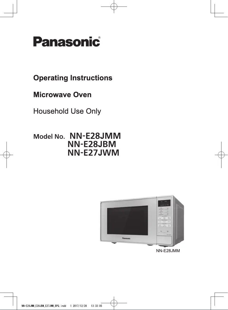 Página 1 del manual Manual de usuario Panasonic NN-E28JBM