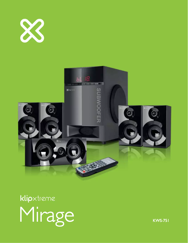 Página nº 1 - Manual de usuario Klip Xtreme KWS-751