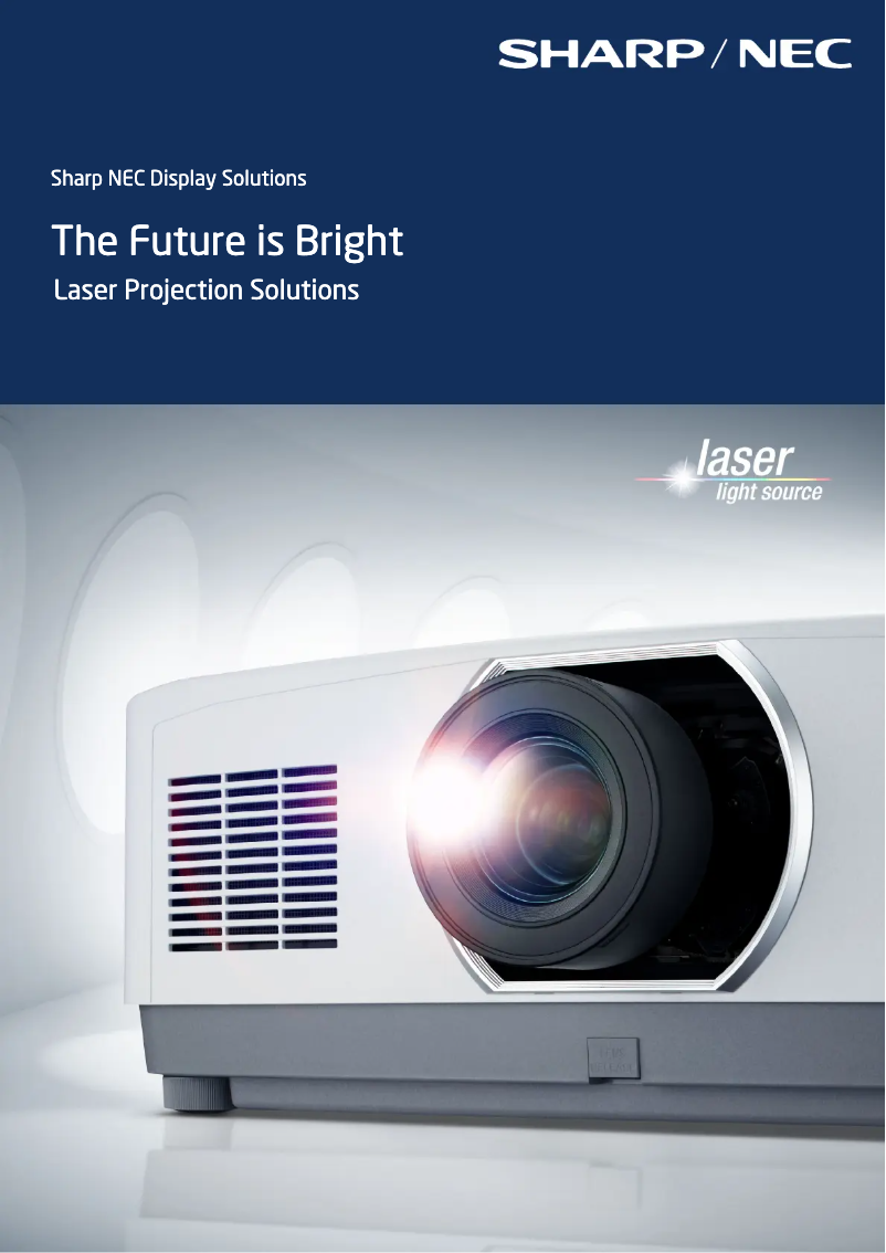 Página 1 del manual Folleto NEC PX1004UL