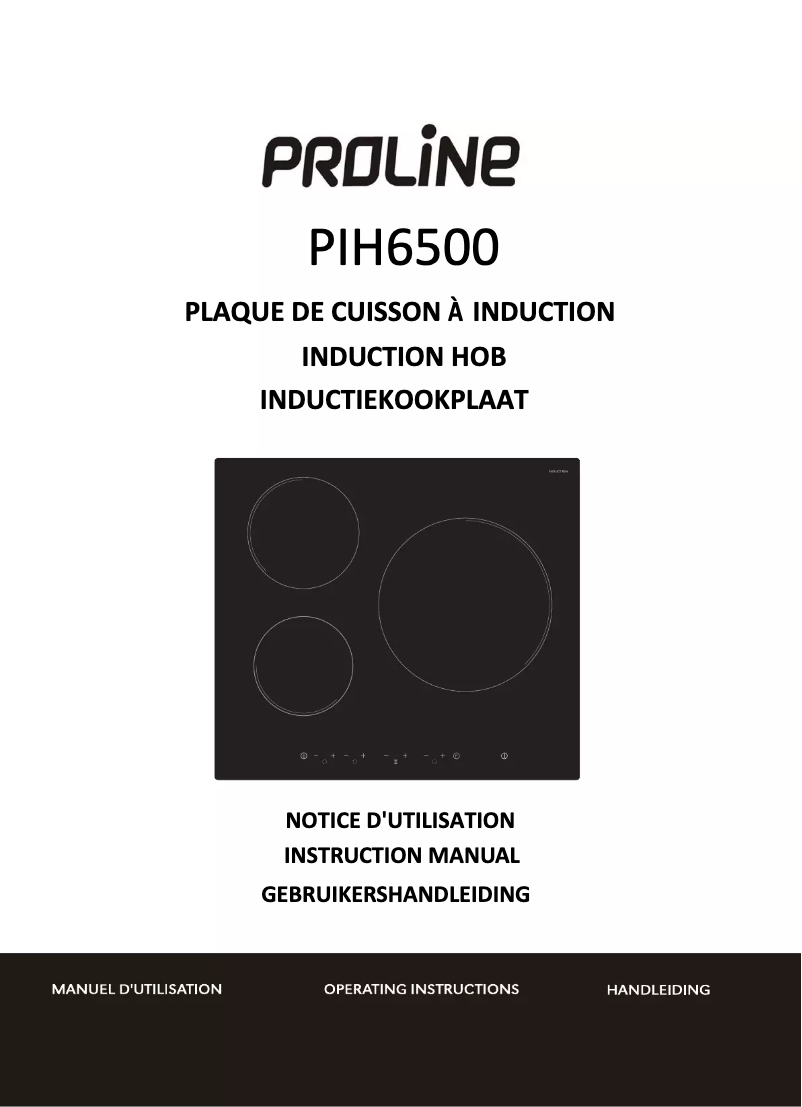 Página 1 del manual Manual de usuario Proline PIH6500