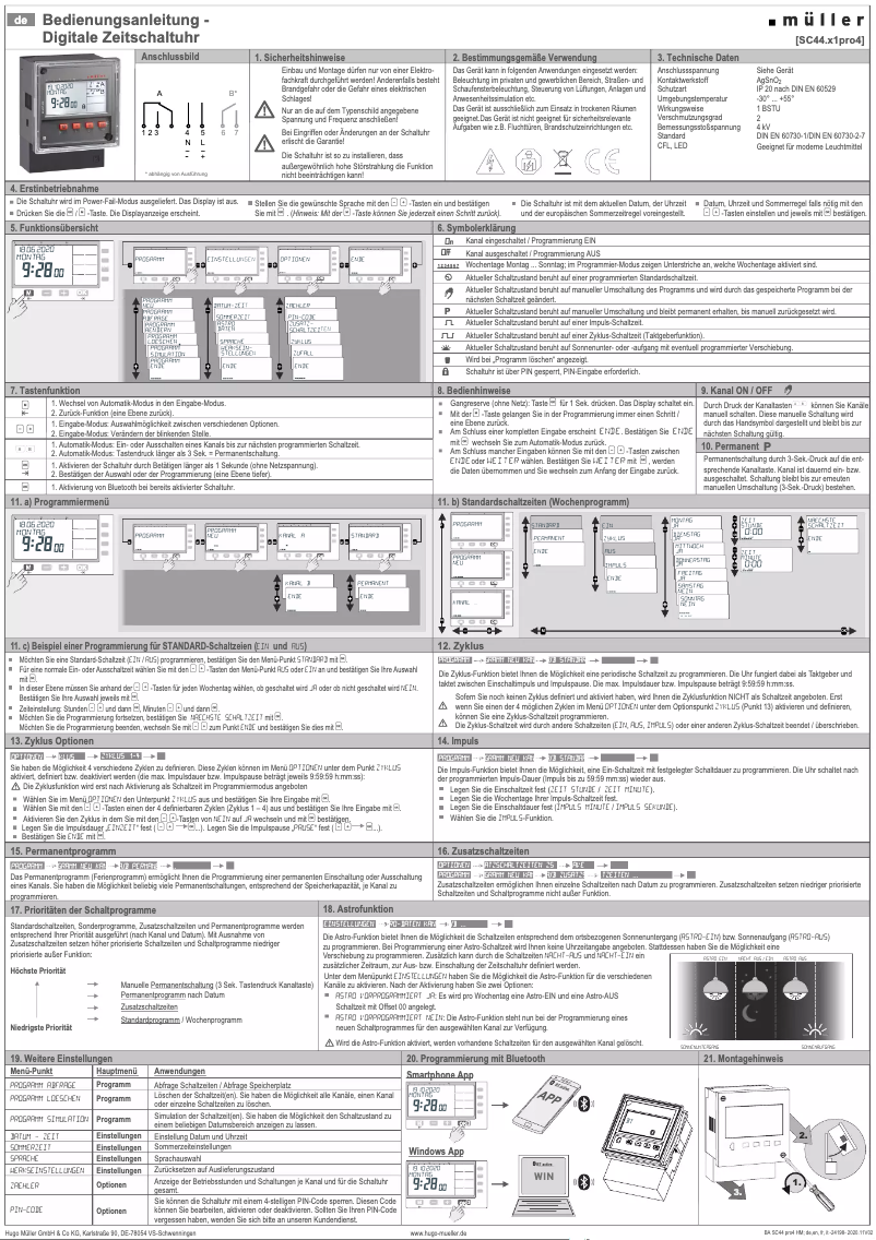 Página nº 1 - Manual de usuario Müller SC 44.11 pro4