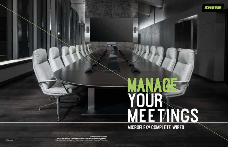 Página nº 1 - Folleto Shure Microflex Complete