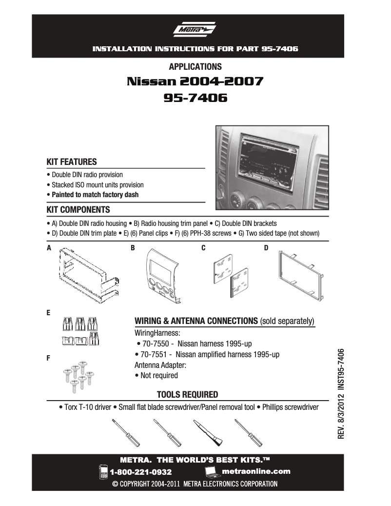 Imagen de la primera página del manual del dispositivo 95-7406