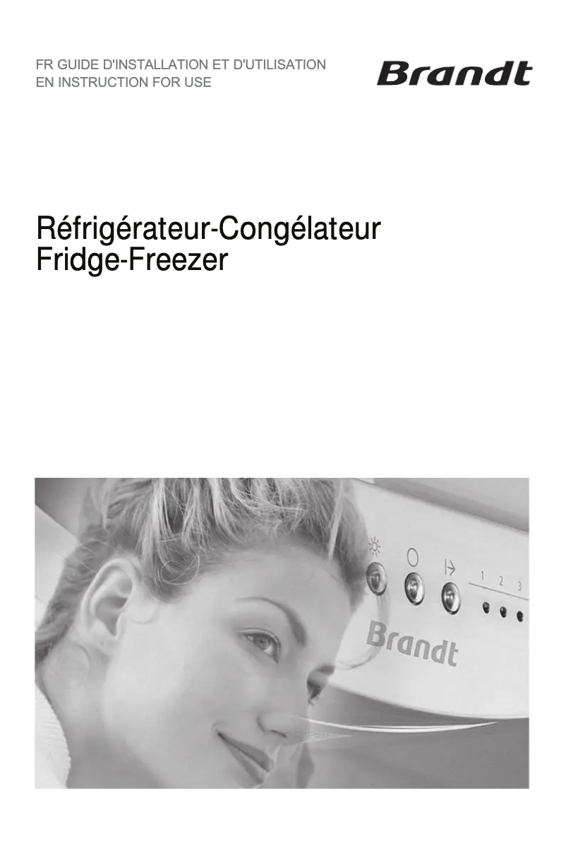 Página 1 del manual Manual de usuario Brandt BFC7527XD