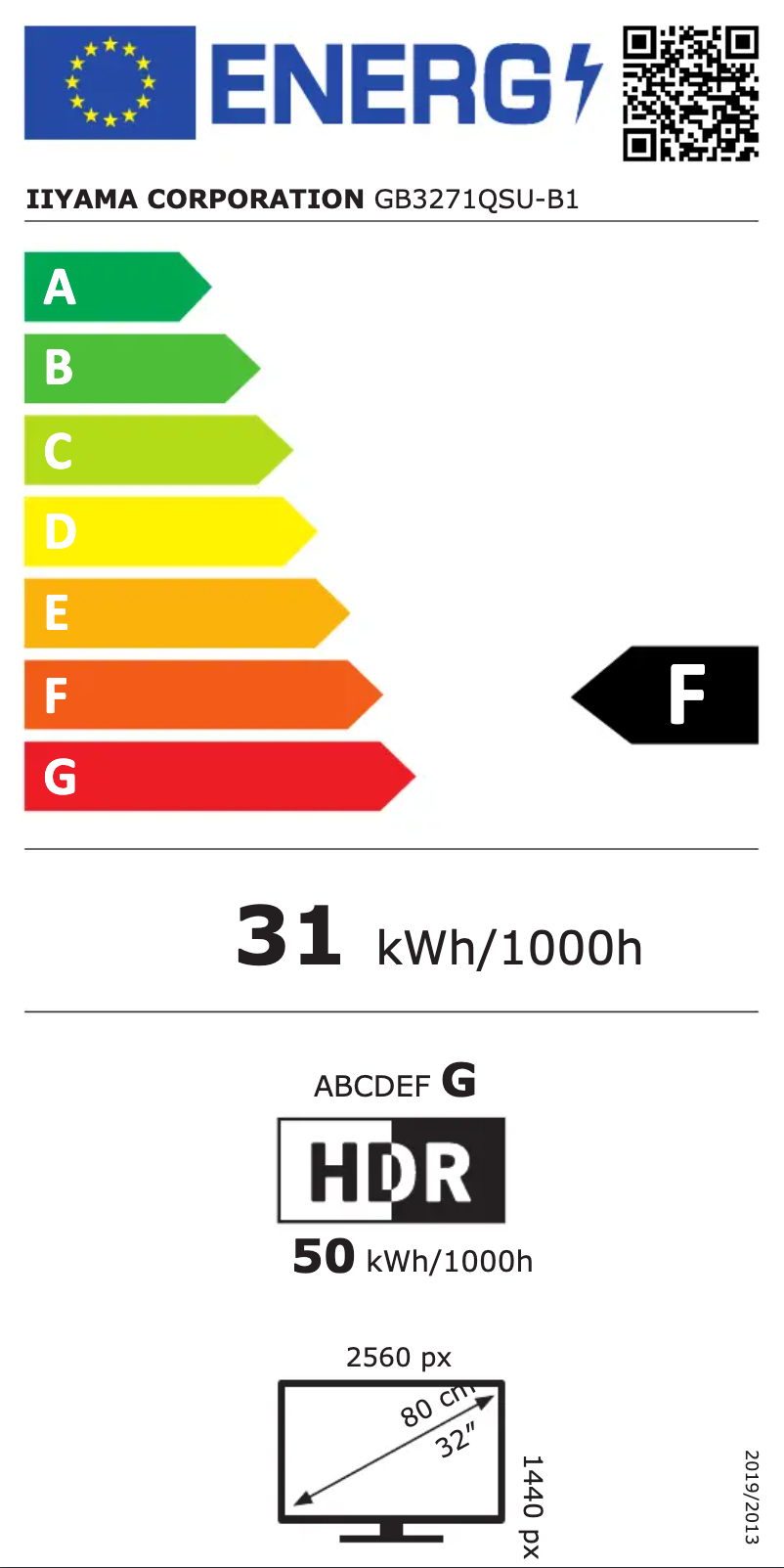 Imagen de la primera página del manual del dispositivo G-Master GB3271QSU