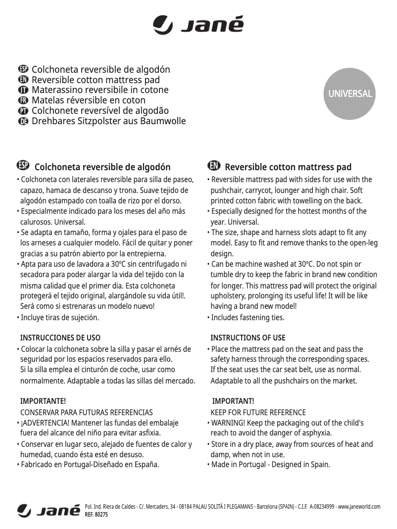 Página 1 del manual Manual de usuario Jane Flappy