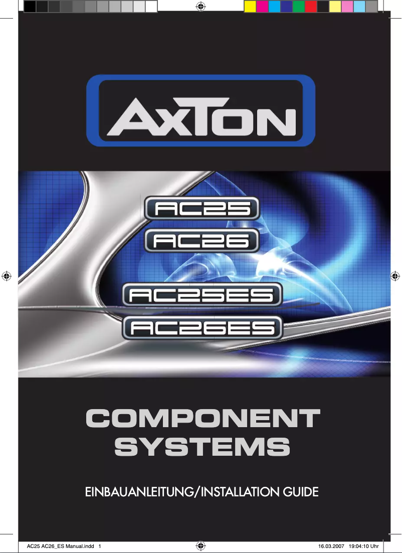 Página 1 del manual Manual de usuario Axton AC25