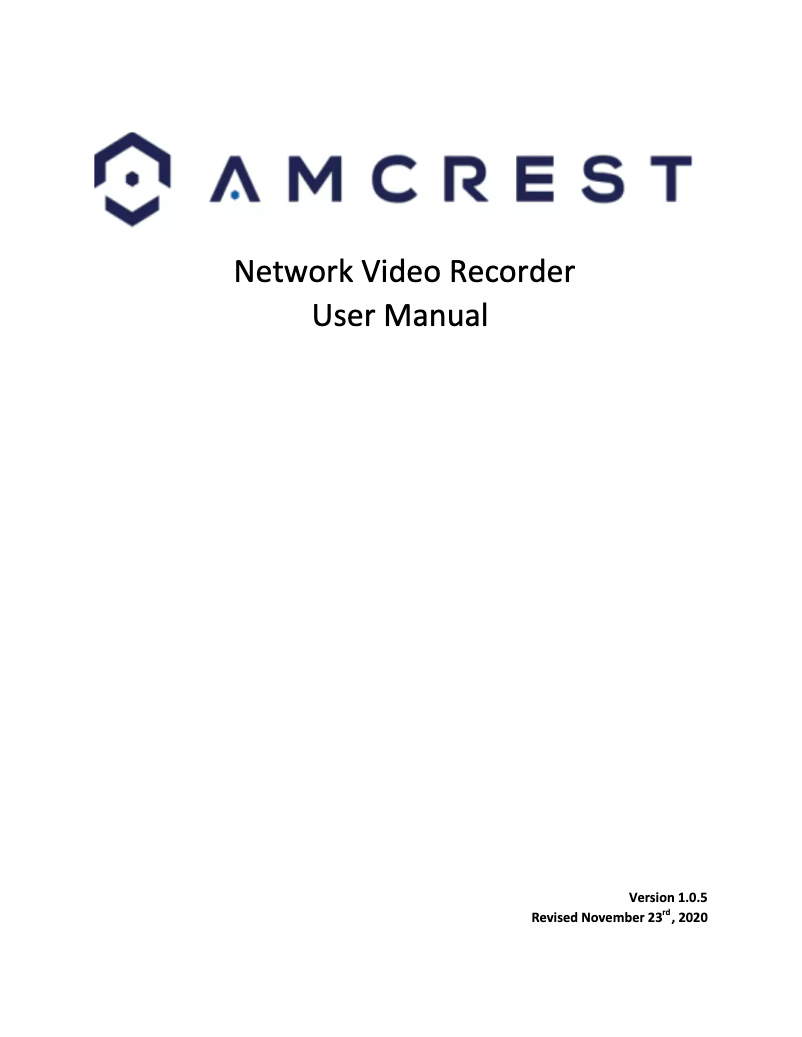 Imagen de la primera página del manual del dispositivo NV5216E-8P