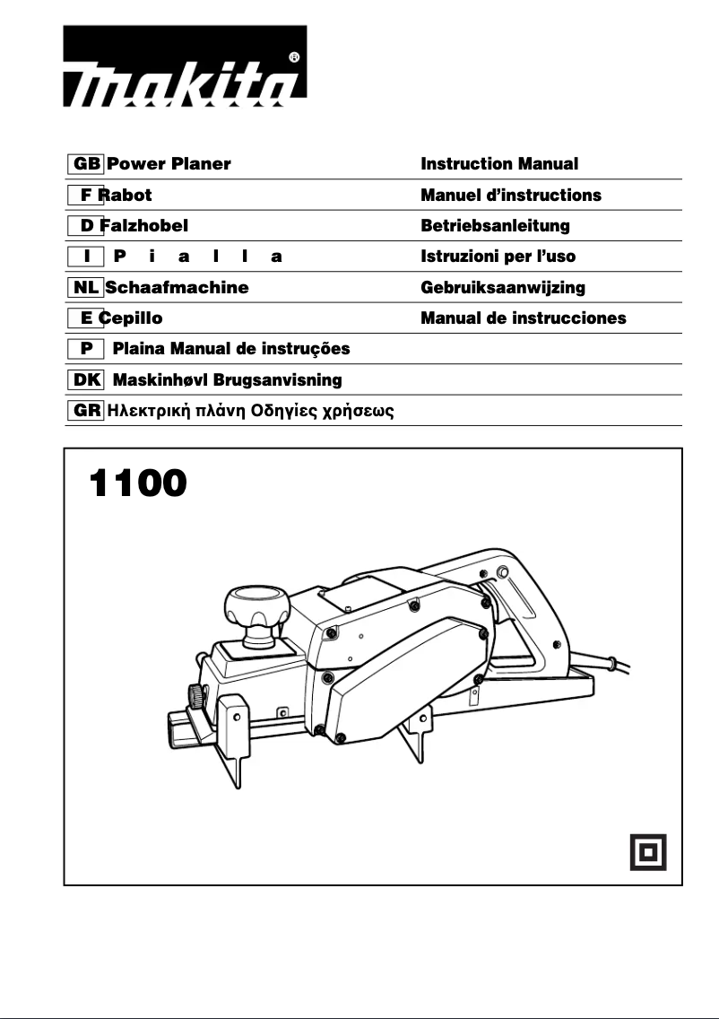 Página nº 1 - Manual de usuario Makita 1100