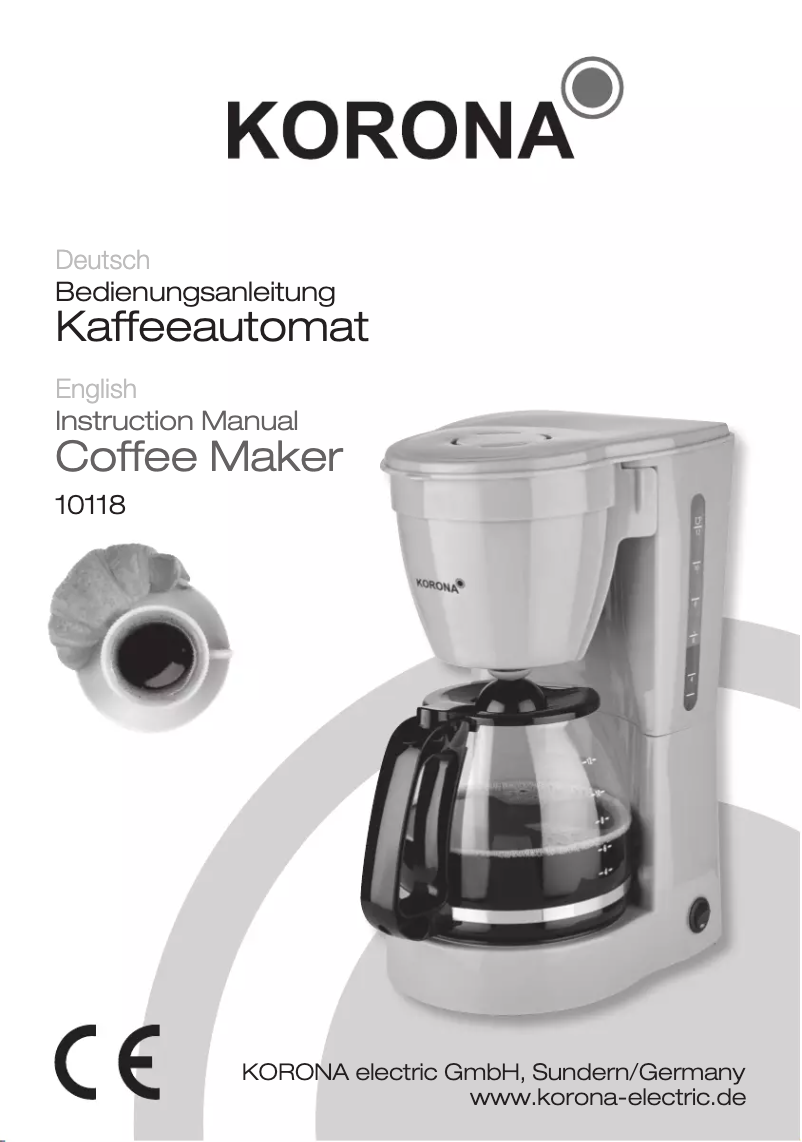 Página nº 1 - Manual de usuario Korona 10118