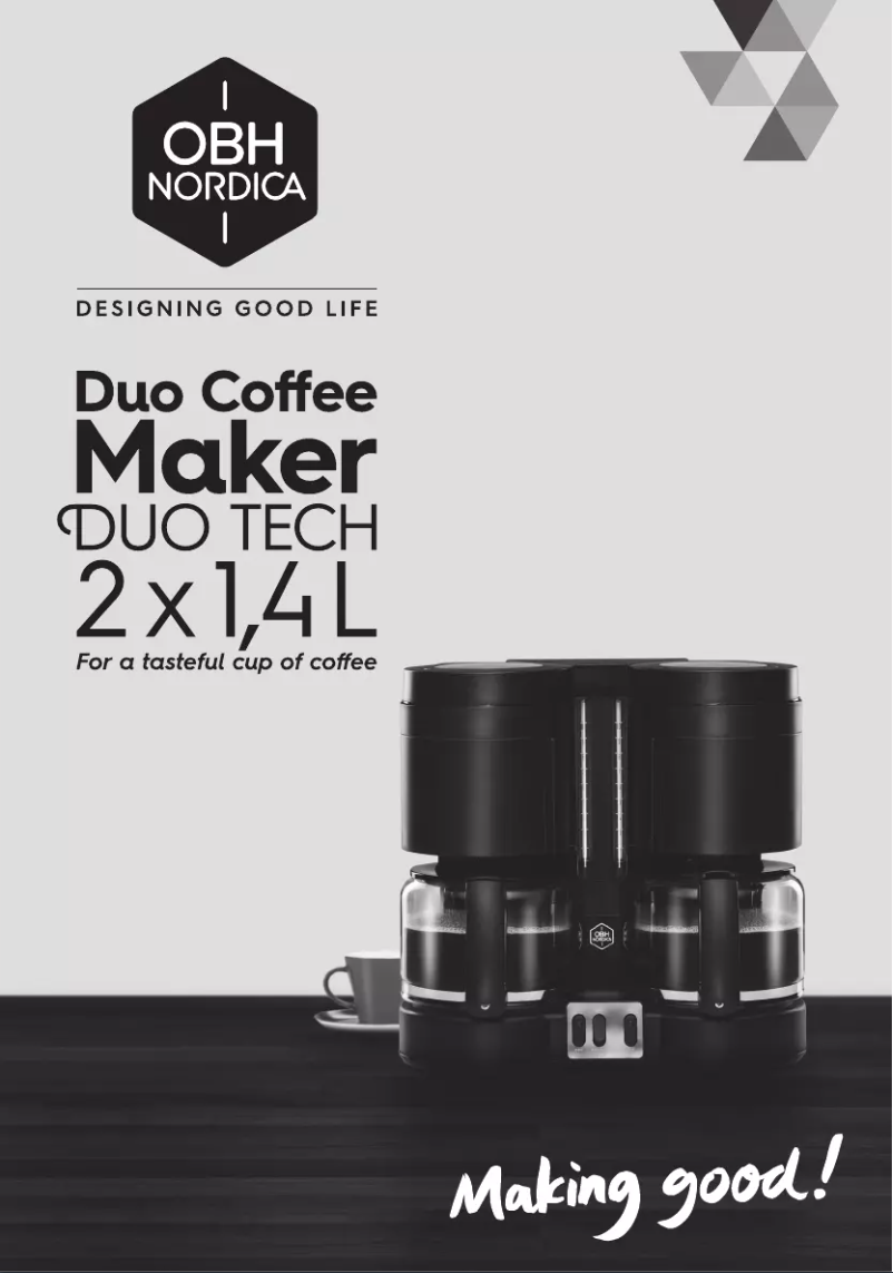 Imagen de la primera página del manual del dispositivo Duo Tech