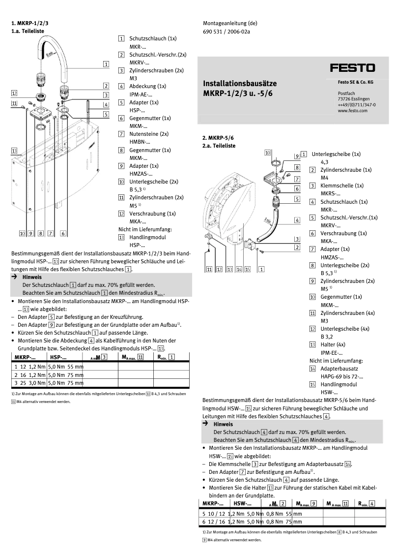 Imagen de la primera página del manual del dispositivo MKRP-1