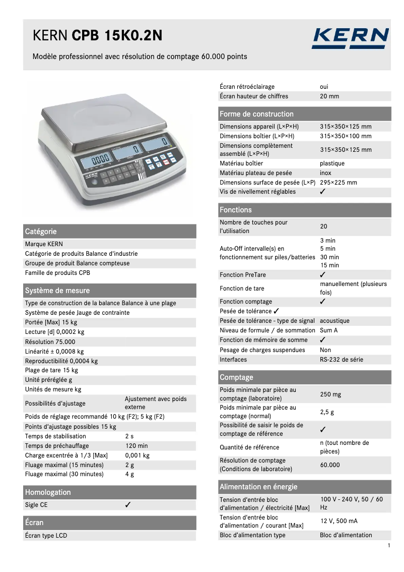 Imagen de la primera página del manual del dispositivo CPB 15K0.2N