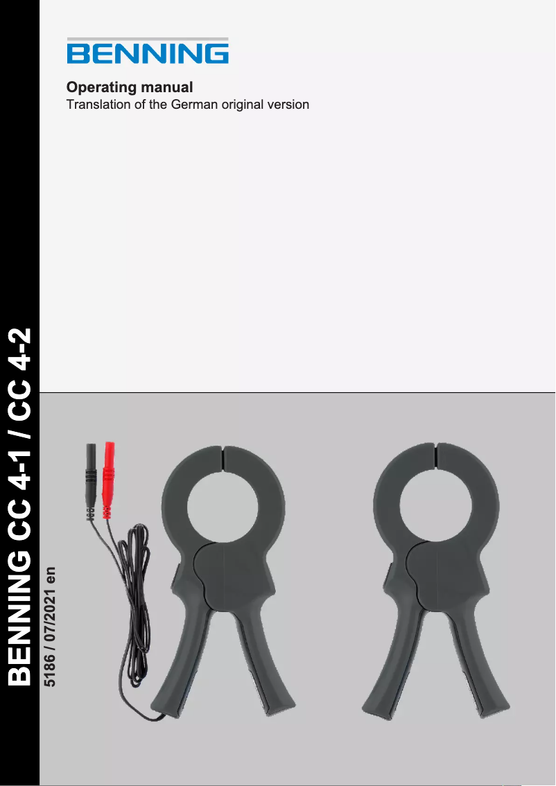 Imagen de la primera página del manual del dispositivo CC 4-1