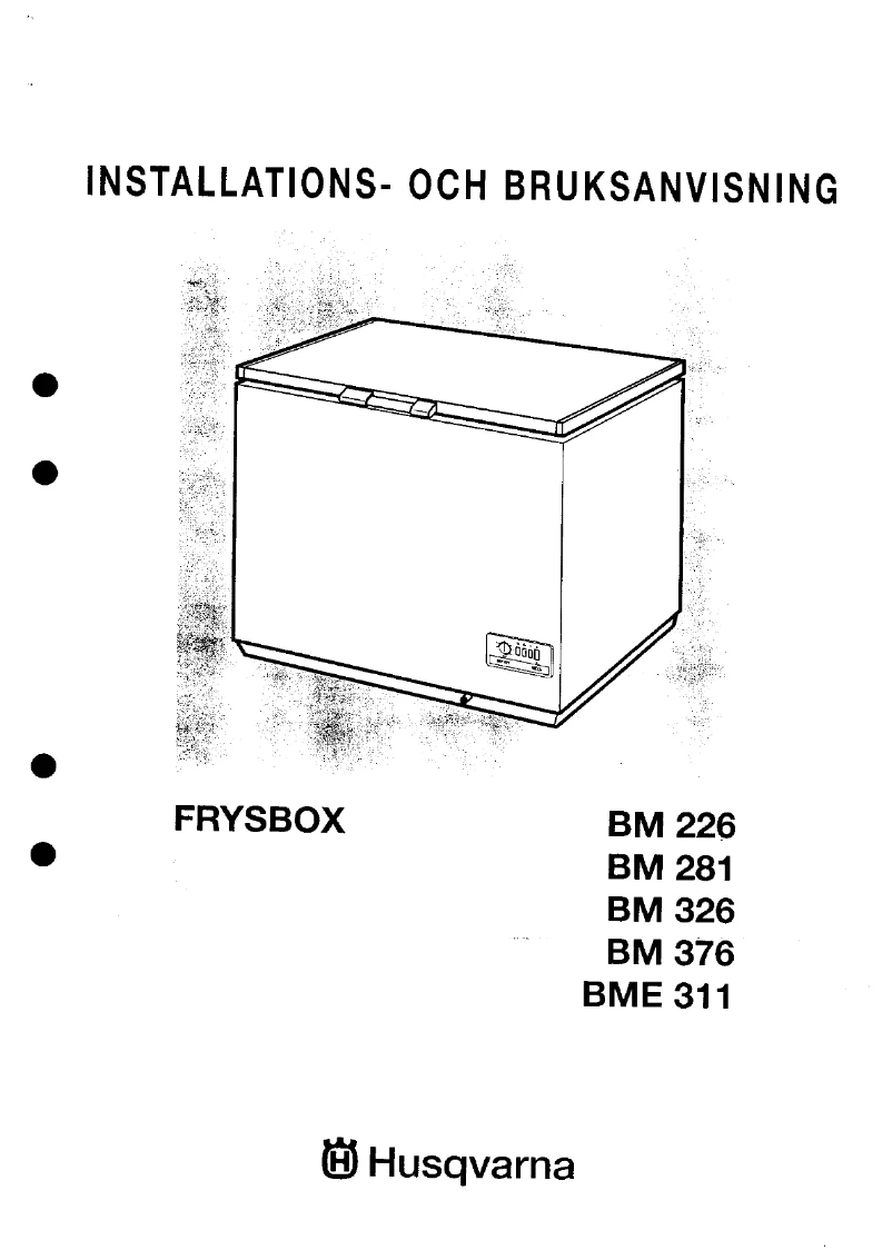 Página 1 del manual Manual de usuario Husqvarna BM 226