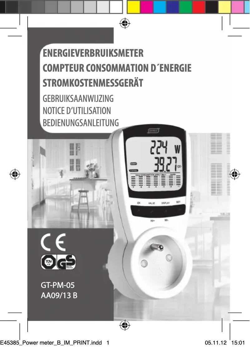 Página 1 del manual Manual de usuario GlobalTronics GT-PM-05
