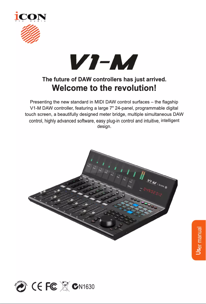 Página 1 del manual Manual de usuario icon V1-M