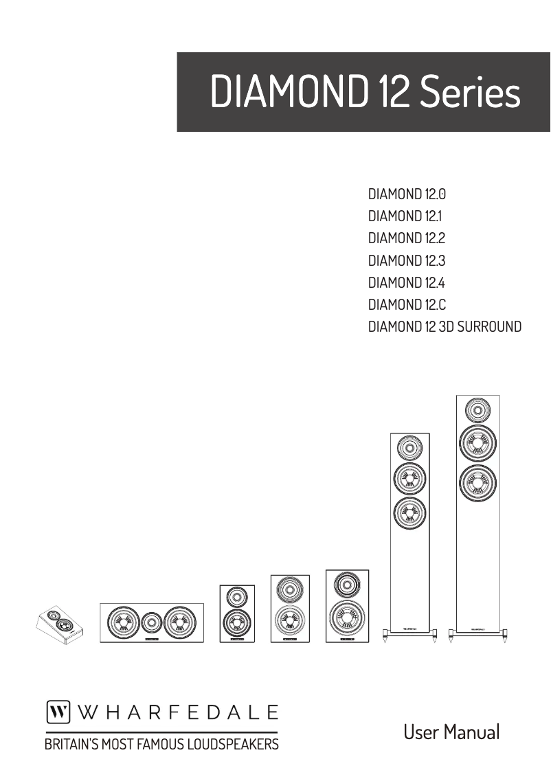 Página nº 1 - Manual de usuario Wharfedale Diamond 12.4