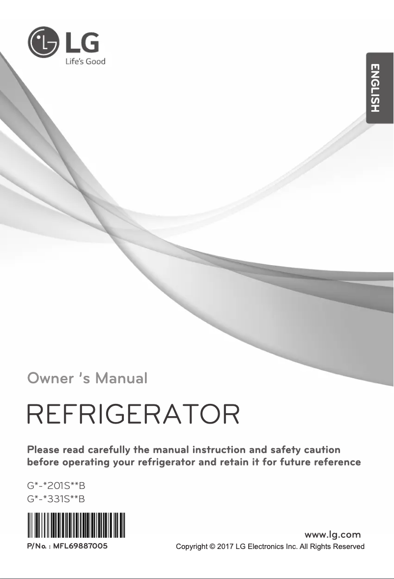 Imagen de la primera página del manual del dispositivo GN-Y331SQBB