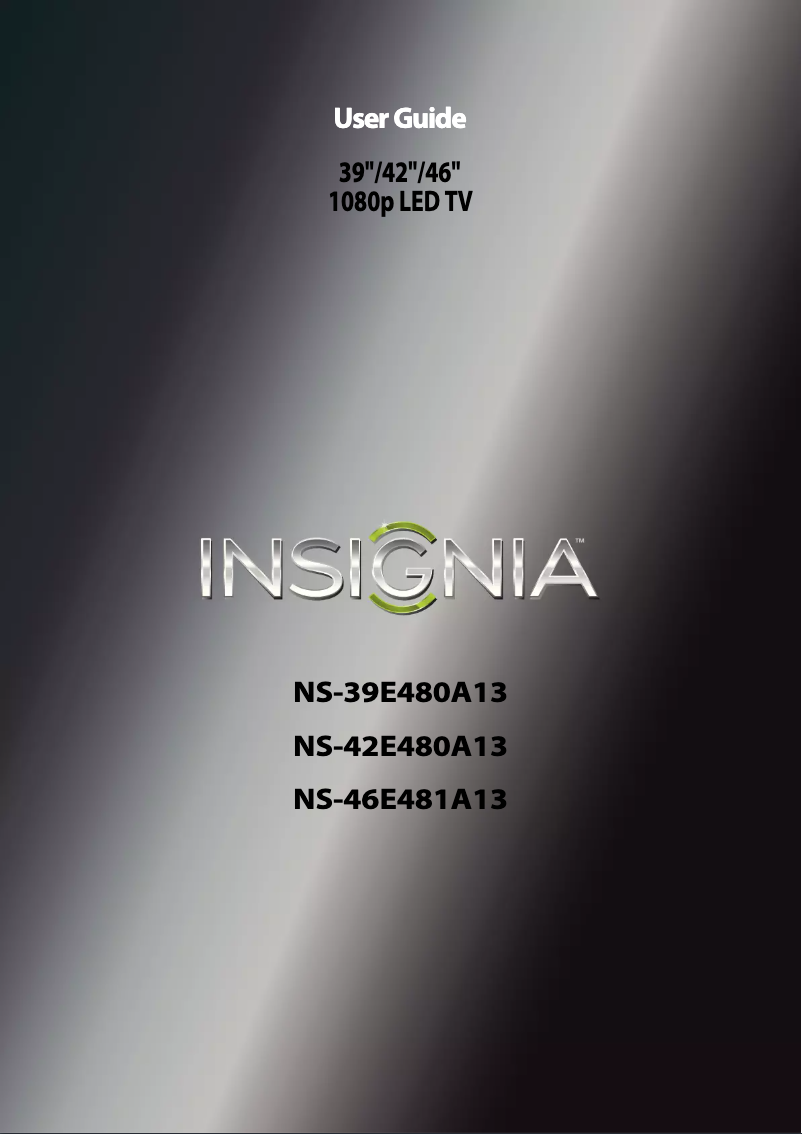 Imagen de la primera página del manual del dispositivo NS-39E480A13