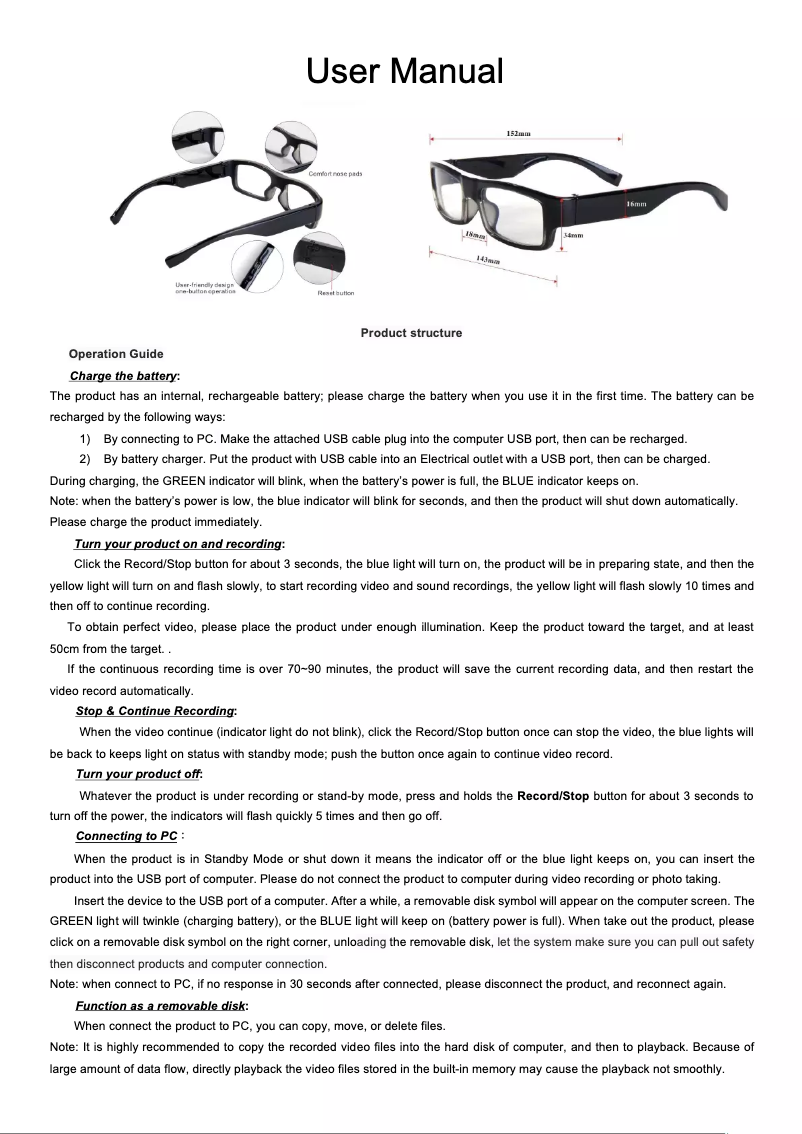Página 1 del manual Manual de usuario KJB Security Products DVR290