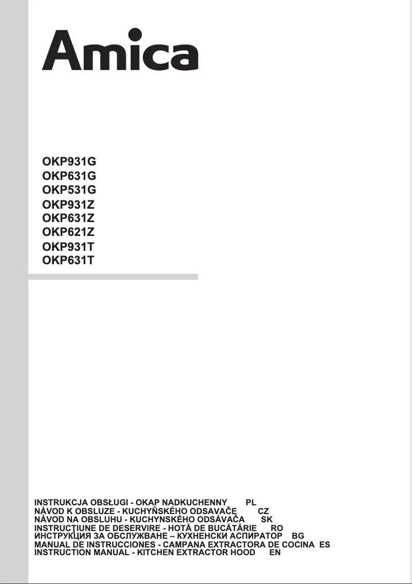 Página 1 del manual Manual de usuario Amica OKP931T