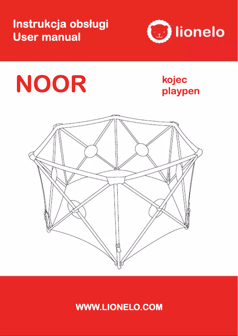 Página 1 del manual Manual de usuario Lionelo Noor Box