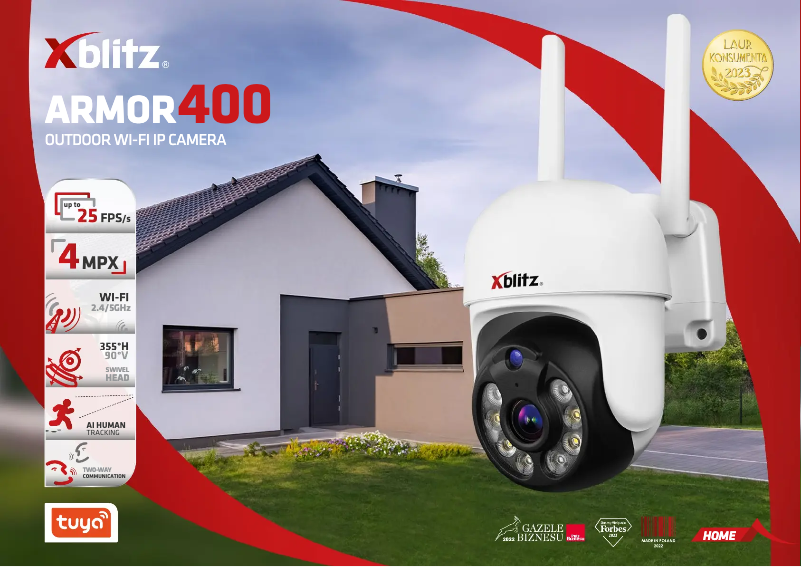 Página 1 del manual Ficha técnica Xblitz Armor 400