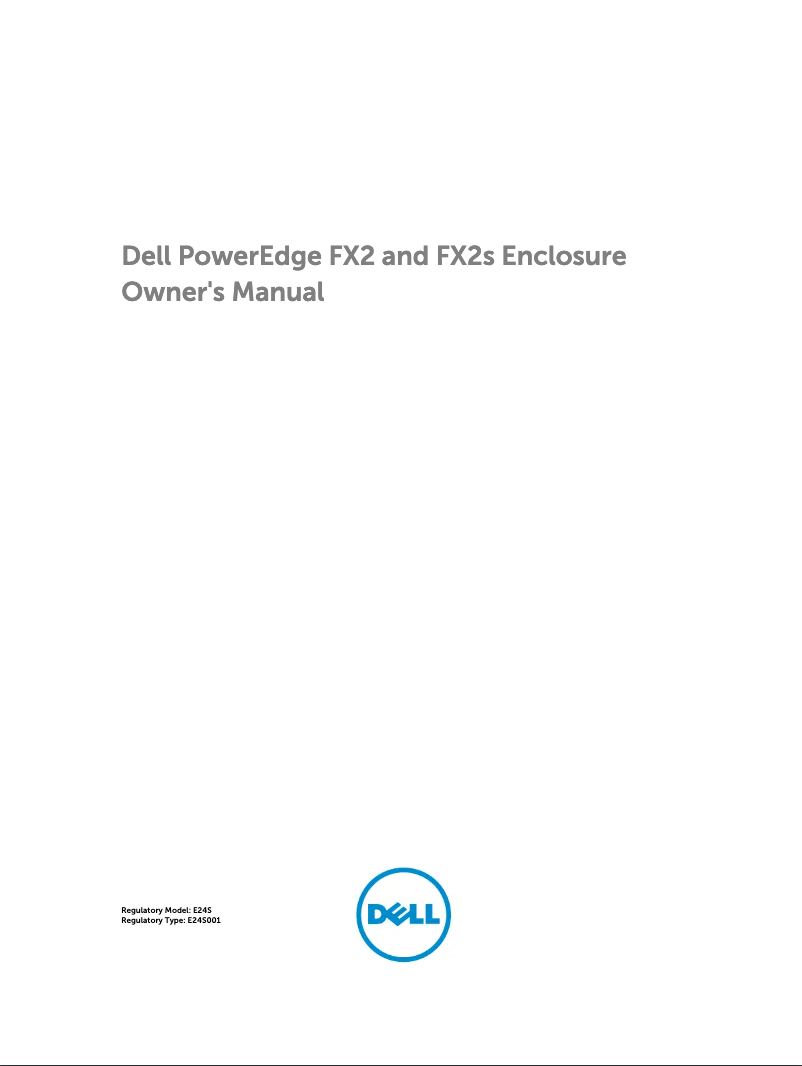 Imagen de la primera página del manual del dispositivo PowerEdge FX2